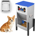 25 lbs Large Automatic Dog Feeder, 3 Adjustable Heights