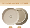 Havniva Cat Bowls Elevated 5.6” Ceramic Cat Bowl with Stand Whisker Friendly Shallow Cat Dishes, Cat Food & Water Bowl Set with Two Heights Options, Anti-Slip Raised Cat Food Bowl for Kitten
