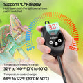 Reptile Dimming Thermostat, PID Thermostats Digital Thermostats for Reptile Heat lamp, Breeding Incubation, Seed Germina