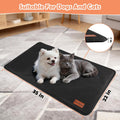 Vivifying Chew Proof Dog Bed, Waterproof Crate Pad, 35" x 22", Small/Medium