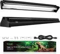 T5 UVB Reptile Light Fixture HO UVB Bulb Lighting Combo Kit 24W Reptile Light Bar Terrarium Hood 10.0 UVB Light Bulb Flu