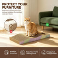 Cat Scratching Board 2-Pack, Reversible Cat Scratcher Pad, Large