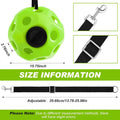 Seenelling 15.75" Extra Large Slow Feed Hay Ball for Horses,Green