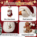 Christmas Porch Goose Outfits 23 Inch Goose Statue Winter Clothes