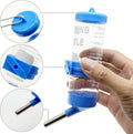 Allzone 3 PCS Hamster Water Bottles, No Drip Hanging Water Feeder Dispenser, Hanging Hamster Bottle for Guinea Pigs, Chi