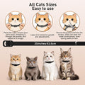 4 Pack Flea and Tick Collar for Cats, Cat Flea Collars with Natural Essential Oils, Adjustable for All Cats & Kittens, B