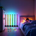 Lightahead Extra Large 4FT LED Sensory Bubble Fake Fish Tube Aquarium Lamp