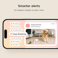 Petcube Cam 360 Camera Interactive WiFi Pet and Home Security Pan-Tilt Camera with Phone App, 1080p HD Video, 360° Rotation, Night Vision, AI Alerts