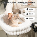 CHEERPALS Cloud Cat Bed Desk Mounted Hammock for Indoor Cats Perch Foldable