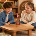 7 Inch Desk Goose Cowboy Outfit, 3-Piece Western Costume with Brown Cowboy Hat, Red Bandana and Fringe Vest, Funny Deskt