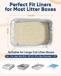 24 Pack Litter Box Liners Compatible with Safe Pets Scoopfree, 37"x16"