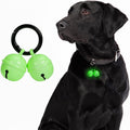 Bells for Dog Collar, Glow Bell for Medium to Large Dogs, Easy Clip Clasp, Extra Loud Pet Tracker & Save Wildlife, Durab