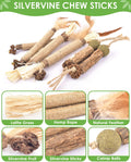 TINDTOP Catnip Chew Toys for Cats, 12 Pack Natural Silvervine Sticks for Kittens Teeth Cleaning, Matatabi Dental Care, Increase Appetite, Calm Cat Anxiety and Stress, Aggressive Chewers Cat Dental Toy