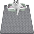 Cat Litter Mat, Silicone Large Cat Mat for Litter Box - 34x22 in, Waterproof & Non-Slip, Durable & Easy Clean