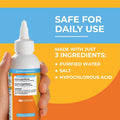 Dog Eye Drops & Wash for Dogs & Cats – Gentle Antimicrobial Eye Cleaner