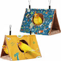 2 Pack Large Warm Bird Bed for Cage, Hanging Plush Nest House