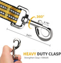 Hikiko 6FT Dog Leash with 2 Padded Handles Reflective