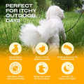 Flea and Tick Prevention for Dogs - with Neem 9,750 mg per Pack - No Chemicals - Flea and Tick Control Oral Pills for Al