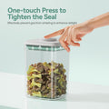 FAFAFLYER Dog-Cat POP Treat-Airtight jar-Container - 1.3 Qt/1.2 L | Ideal For Up To 1.3 Lb Of Treats | Stackable One-Touch Opening | BPA-Free