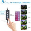 hygger Advanced LED Aquarium Light with Timer, 24/7 Lighting Cycle & DIY Mode, Full Spectrum Fish Tank Light for 48-54 i
