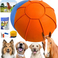 Herding Ball for Dogs, 25" Horse Ball with Cover, Dog Herding Balls Large with Hand Pump, Dog Horse Toys for Play Hurdin