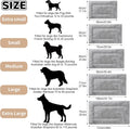 Dog Crate Pad, Washable Cozy Dog Bed Mat for Medium Dogs 36"x23", Gray