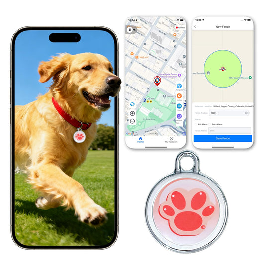 2026 Now GPS Tracker for Pet, No Monthly Fee & No SIM Card Needed | Real-Time Tracking for Dogs, Cats & Small Animals | Lightweight Design | Long Battery Life | Compatible with iPhone & Android