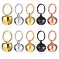 Psiriol 10 Pcs Small Bell for Dog Collar, 1/2 Inch Dog Bells, Pet Dogs and Cats Collar Bells for Puppy Collars, Pet Collar Accessories, Secure Attachment, Clear Ringing Sound