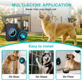Yoiilifee Dog Door Bell for Potty Training, Smart Wireless Doggie Doorbell to Go Outside, 1000 Feet Long Range with IP65 Waterproof Super-Light Touch Button, 60 Melodies & Adjustable Volume (Black)