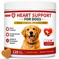 Taurine for Dogs, Heart Support Supplement, Antioxidant - Rich L-Taurine, L-Carnitine, EPA & DHA, CoQ10, Supports Cardiovascular Wellness, Circulation & Heart Function – 120 Chicken Flavour Soft Chews