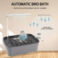PINVNBY Automatic Bird Bath with Pump, Bird Shower Fountain for Indoor Use
