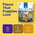 N-Bone Puppy Teething Sticks Variety Pack, Chicken & Pumpkin & Peanut Butter Flavor