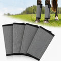Fly Boots for Horses Set of 4 - Breathable Mesh Equine Leg Protection,Anti-Sag Stay-On Horse Fly Boots,Reduces Stomping 