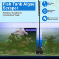 Fish Tank Cleaning Kit Set of 4 Pieces, Aquarium Siphon Algae Scraper Aquarium Net Algae Remover for Fish Tank, Aquarium