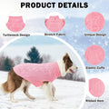 SCENEREAL Knitted Dog Sweater for Large Medium Small Dogs Girl Boy