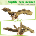 Reptile Branch Decor, Snake Climbing Wood Branches, Terrarium Logs