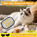 CAIBAO Electrostatic Pet Hair Removal Gloves: Quick Wiping - Reusable & Washable for Sofa Clothing Pet Beds Effortless Cats & Dogs Hair Remover for Busy Pet Owners (1pcs-Black)