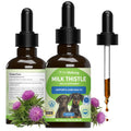 Pet Wellbeing Milk Thistle for Dogs - Organic Milk Thistle, Supports Healthy Liver Function & Detoxification - NASC Certified & Vet-Formulated - 2 oz Liquid
