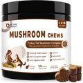 NATURE TARGET Turkey Tail Mushroom for Dogs, 11 in 1 Immune Chews, 120 Ct