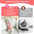 Coppthinktu 2 PCS Cat Recovery Suit for Spay Abdominal Wounds Cat Onesie for Cats After Surgery Recovery Suit Female Breathable E-Collar Alternative Kitten Onesie Anti Licking Small