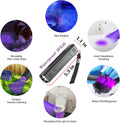 Wood's UV Lamp,Portable 365nm Pet Cat Dog UV Black light Flashlight Cat Ringworm Detector,Doctor Pet Urine Detector for Analyzing Skin Dog Cat Care Bed Bug Inspection