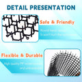 Hmyomina 16 x 13 Inch Cat Scat Mat with Spikes Outdoor/Indoor, Cat Deterrent Mat (10 Pack)