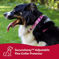 Coastal Pet SecureAway Collar Protector for Flea Collars - Adjustable pet Accessory - Protective Flea Collar for Dogs & 