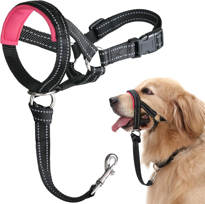 BARKLESS Dog Head Collar, No Pull Training Collar with Soft Padding