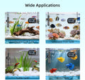 HiTauing Small Aquarium Heater 25W, Constant Temperature 78℉ Fish Tank Heater with Digital Thermometer, Submersible Bett