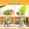 Cat Steam Brush, 3 In 1 Steamy Pet Brush, Silicone Massage Dog Hair Remover Comb, Spray Mist Grooming for Indoor Kittens