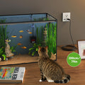 PAIZOO LED Waterproof Aquarium Thermometer Always-on Display with USB Cord