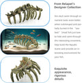 relaqcc Aquarium Skull Animal Skeletons, Reptile Tank Accessories, Fish Tank Decorations for Amphibians, Betta Fish, Shr
