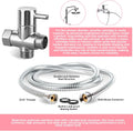 Dog Shower Attachment with 6.6FT Shower Hose, 8 Sprayer Modes Dog Washing Hose Attachment for Bathroom & Bathtub, Outdoor Use Dog Washing Kit with Pet Grooming Glove Shampoo Dispenser and Holder