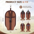 Horse Saddle Water Bottle Holder, Clip-on Nylon Pouch